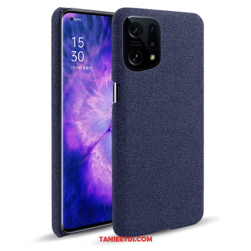 Etui do Oppo Find X5 Tkanina Z Klasą