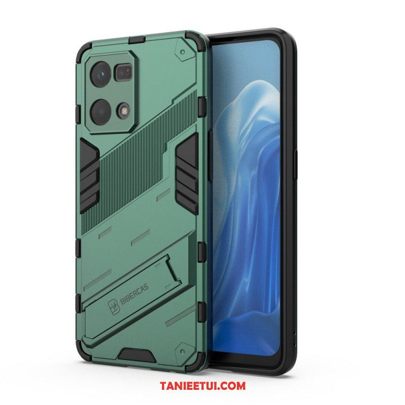 Etui do Oppo Reno 7 Zdejmowany Stojak W Dwóch Pozycjach Bez Użycia Rąk