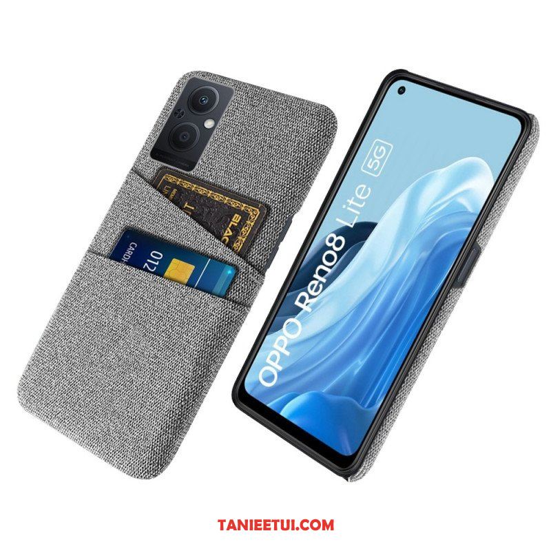 Etui do Oppo Reno 8 Lite Tkanina Na Karty