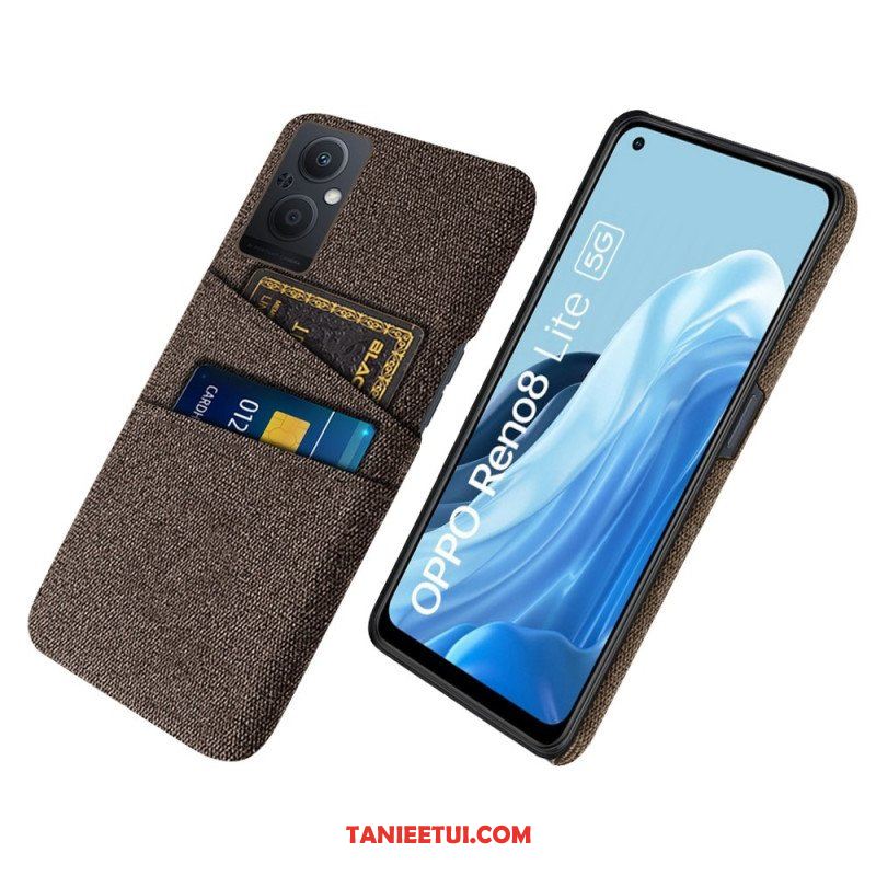 Etui do Oppo Reno 8 Lite Tkanina Na Karty