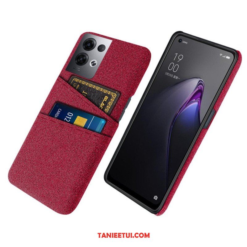 Etui do Oppo Reno 8 Pro Tkanina Na Karty