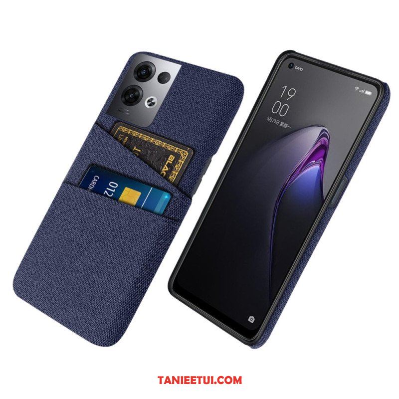 Etui do Oppo Reno 8 Pro Tkanina Na Karty