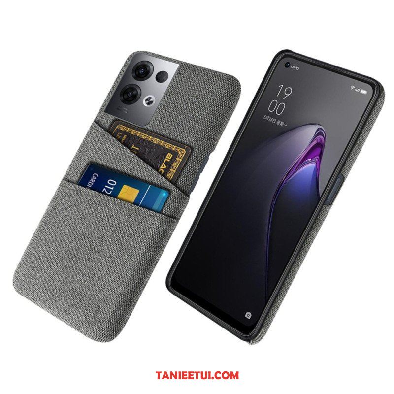 Etui do Oppo Reno 8 Pro Tkanina Na Karty