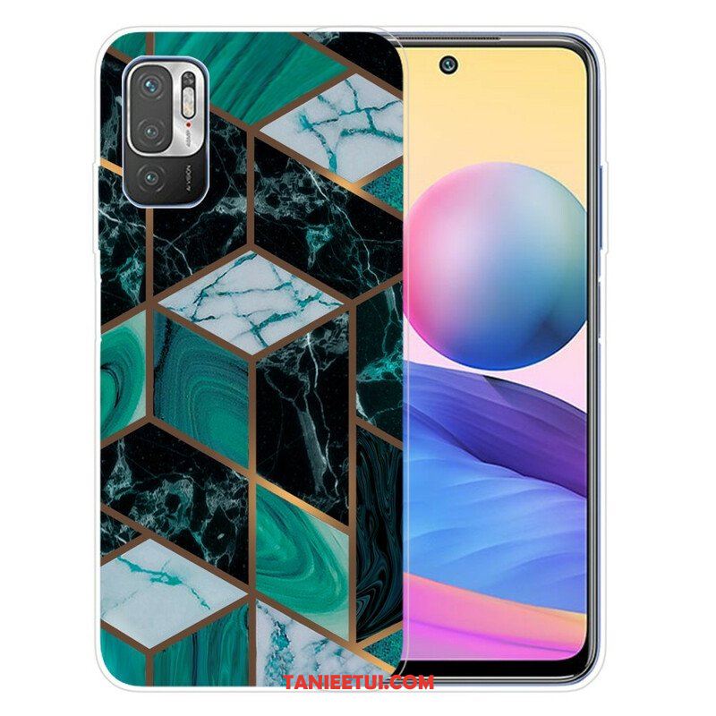 Etui do Poco M3 Pro 5G Geometryczny Marmur