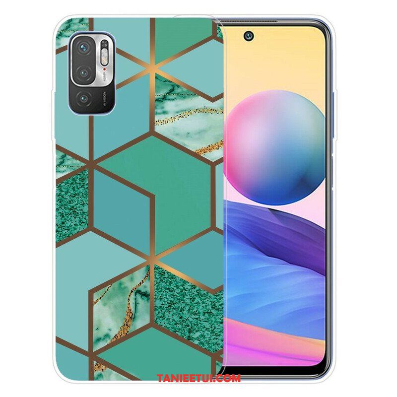 Etui do Poco M3 Pro 5G Geometryczny Marmur