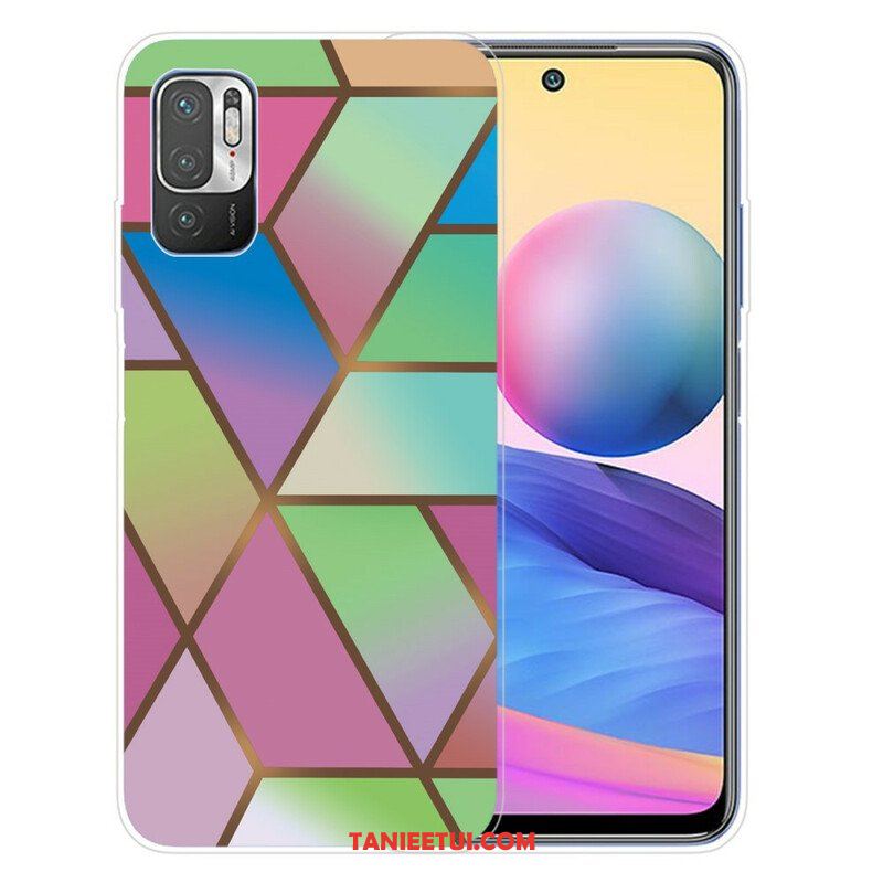 Etui do Poco M3 Pro 5G Geometryczny Marmur