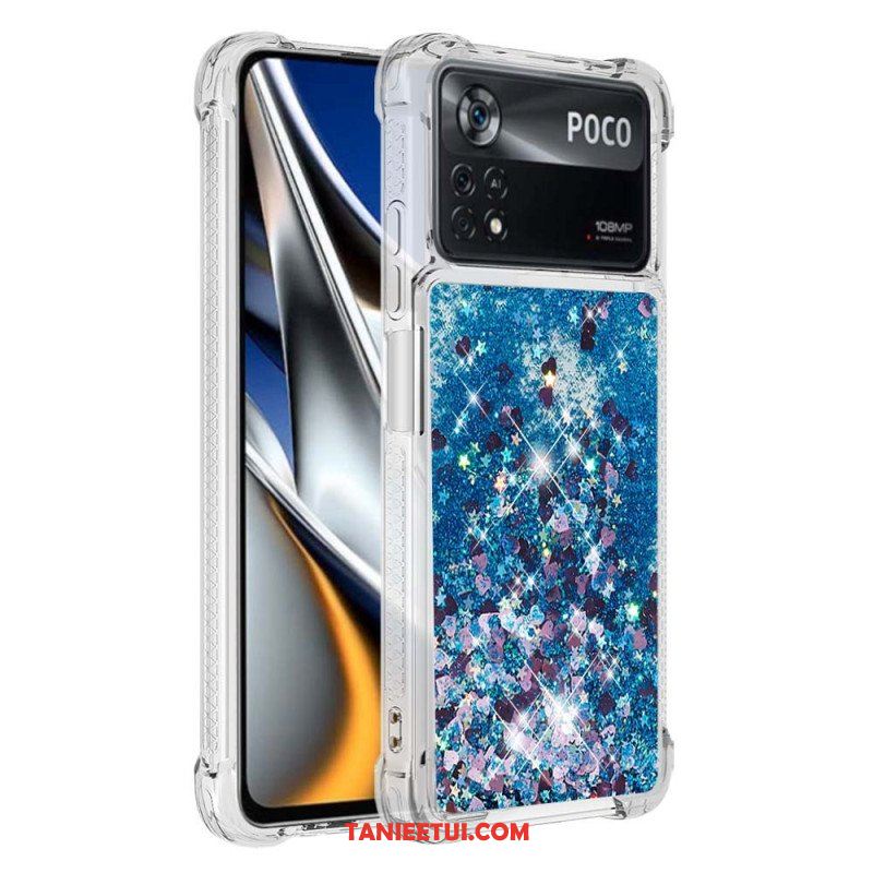 Etui do Poco X4 Pro 5G Pragnienia Cekiny