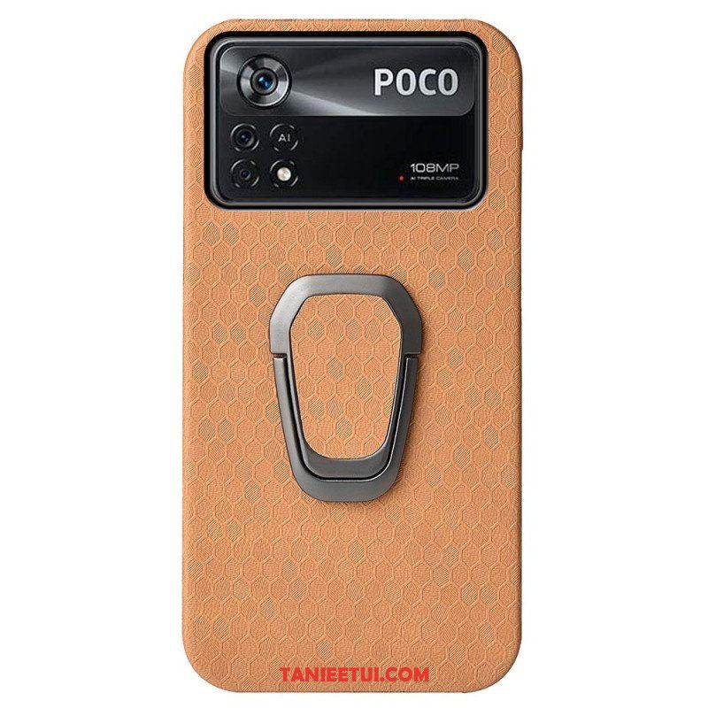 Etui do Poco X4 Pro 5G Tekstura Plastra Miodu Ze Wsparciem