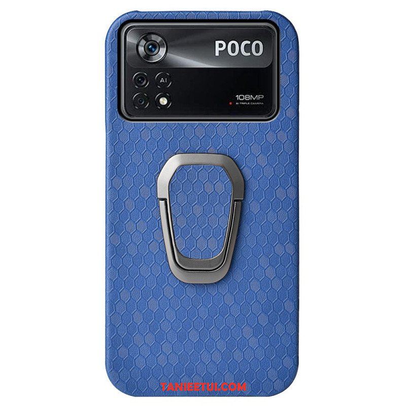 Etui do Poco X4 Pro 5G Tekstura Plastra Miodu Ze Wsparciem