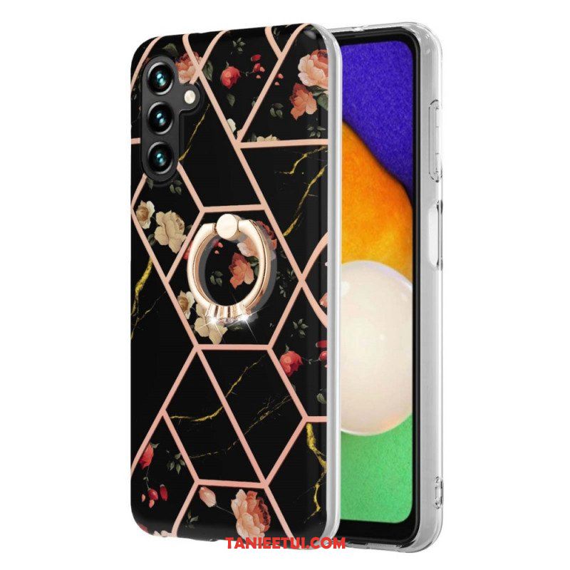 Etui do Samsung Galaxy A13 5G / A04s Kwiaty Wspornika Pierścieniowego