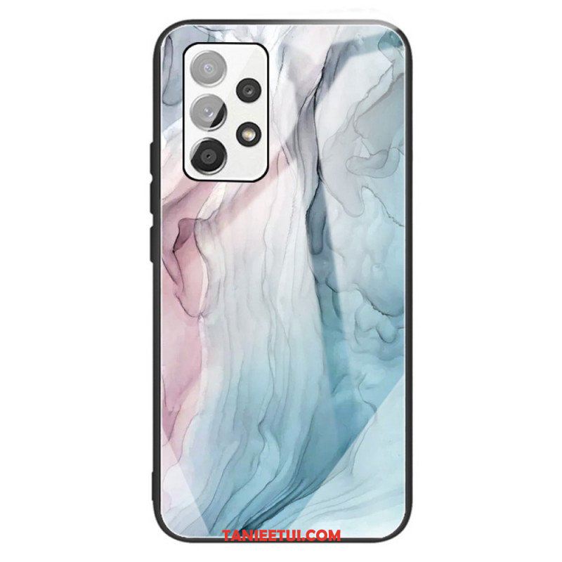 Etui do Samsung Galaxy A13 Marmurowe Szkło Hartowane