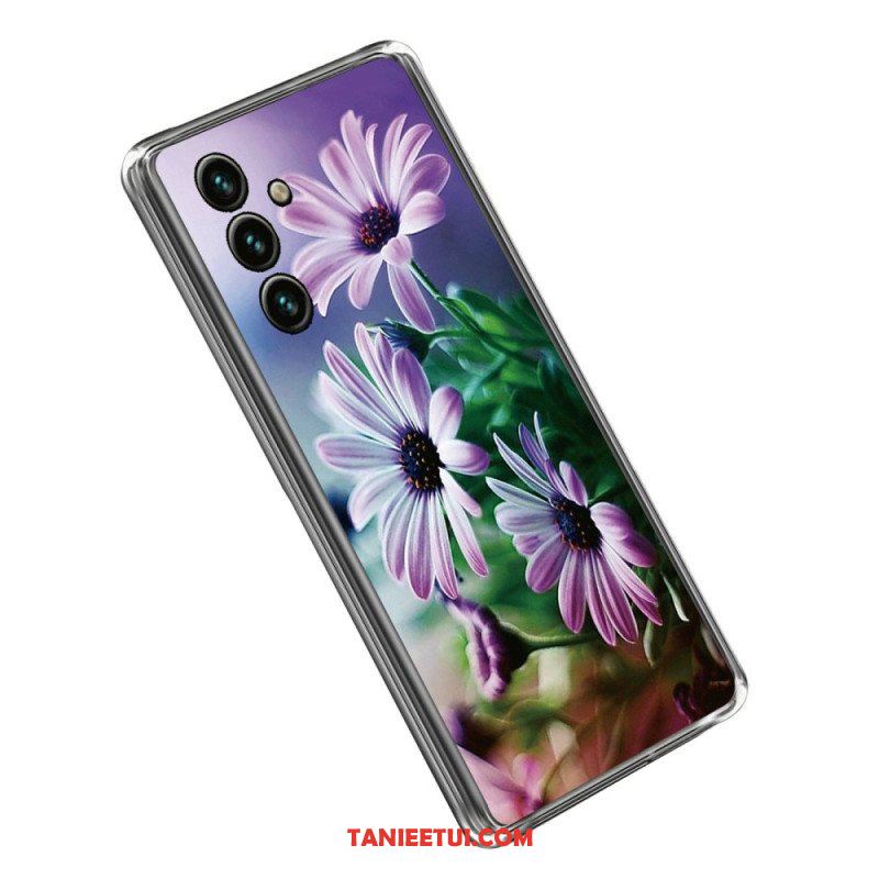 Etui do Samsung Galaxy A14 / A14 5G Kwiatowy Silikon
