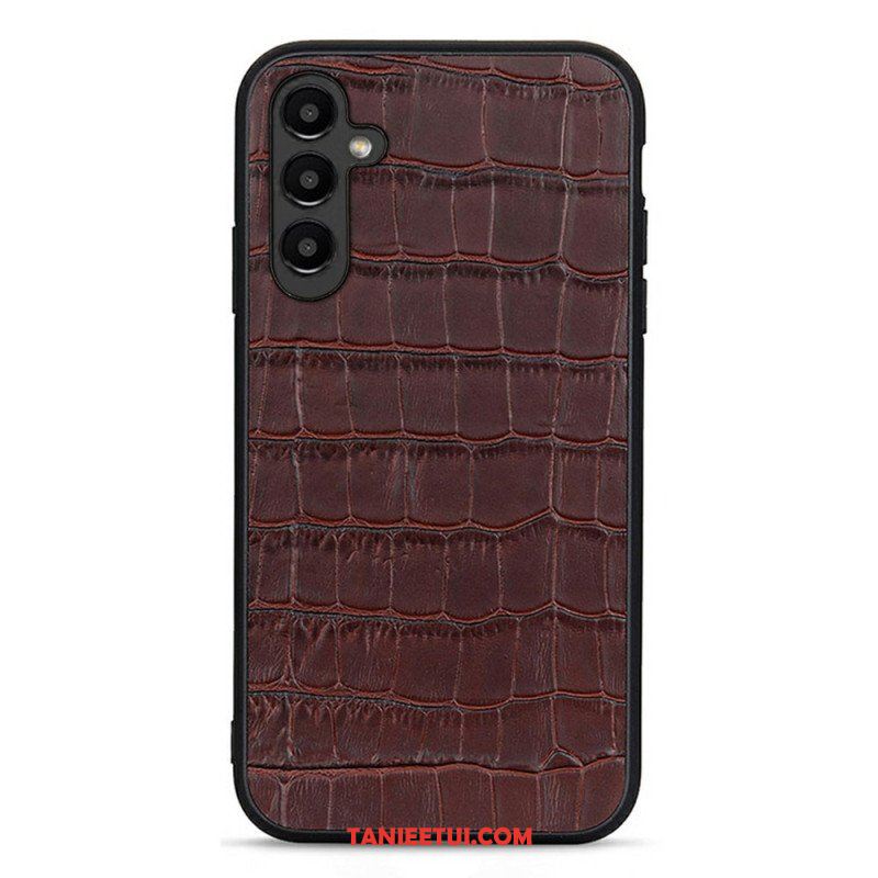 Etui do Samsung Galaxy A14 / A14 5G Prawdziwa Skóra Krokodyla