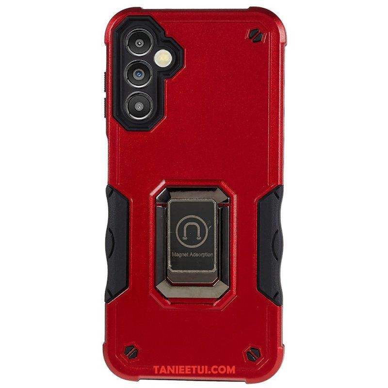 Etui do Samsung Galaxy A14 / A14 5G Wsparcie Pierścienia Z Efektem Metalu