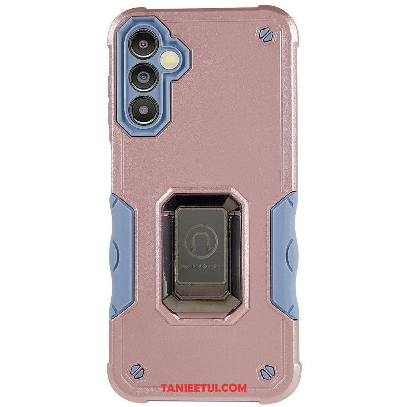 Etui do Samsung Galaxy A14 / A14 5G Wsparcie Pierścienia Z Efektem Metalu