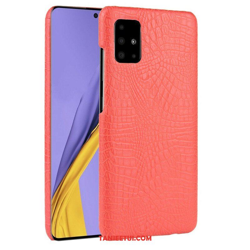 Etui do Samsung Galaxy A51 5G Efekt Skóry Krokodyla