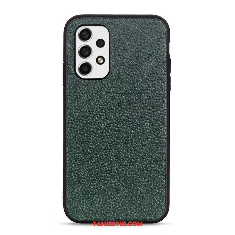 Etui do Samsung Galaxy A53 5G Prawdziwa Skóra Litchi