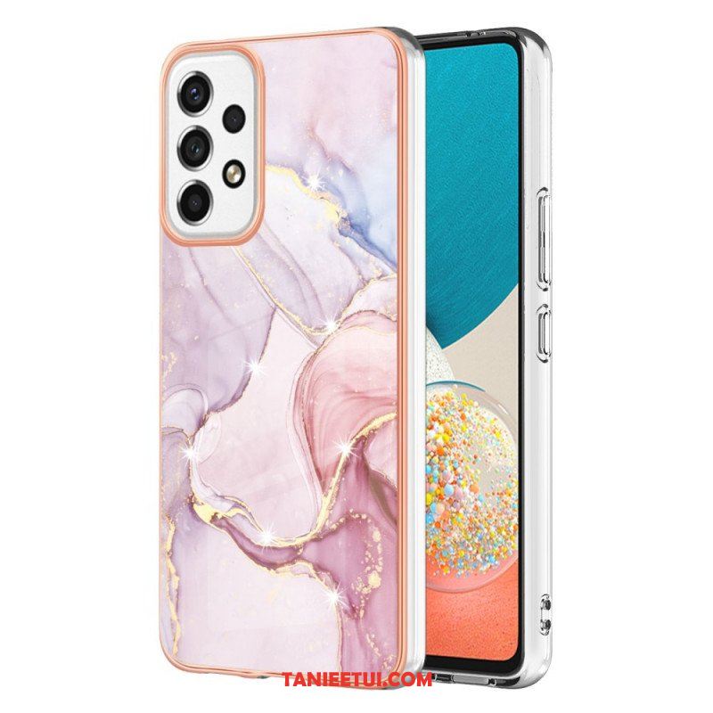 Etui do Samsung Galaxy A53 5G Silikonowy Elastyczny Marmur