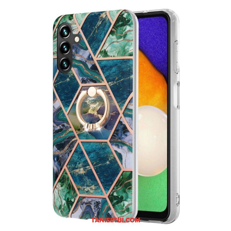 Etui do Samsung Galaxy A54 5G Marmur Ze Wspornikiem Pierścienia