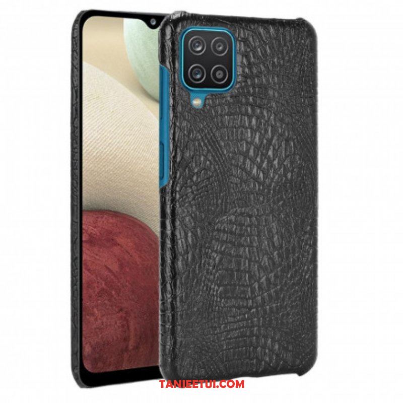 Etui do Samsung Galaxy M12 / A12 Efekt Skóry Krokodyla