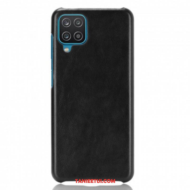 Etui do Samsung Galaxy M12 / A12 Efekt Skóry Liczi