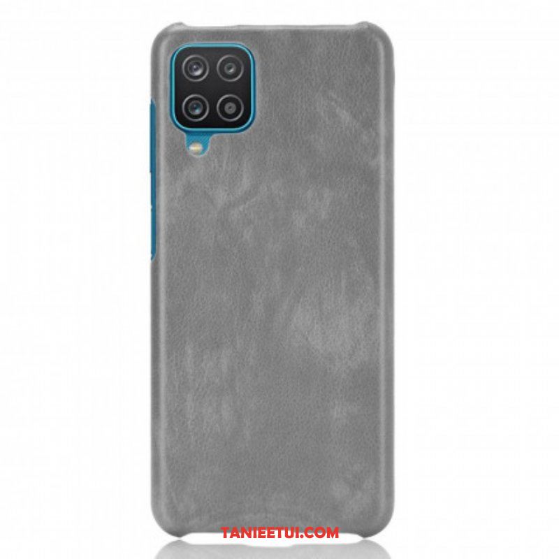 Etui do Samsung Galaxy M12 / A12 Efekt Skóry Liczi