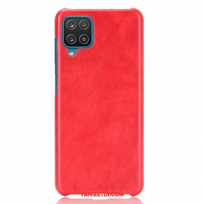 Etui do Samsung Galaxy M12 / A12 Efekt Skóry Liczi