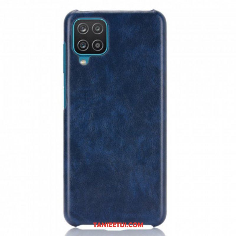 Etui do Samsung Galaxy M12 / A12 Efekt Skóry Liczi