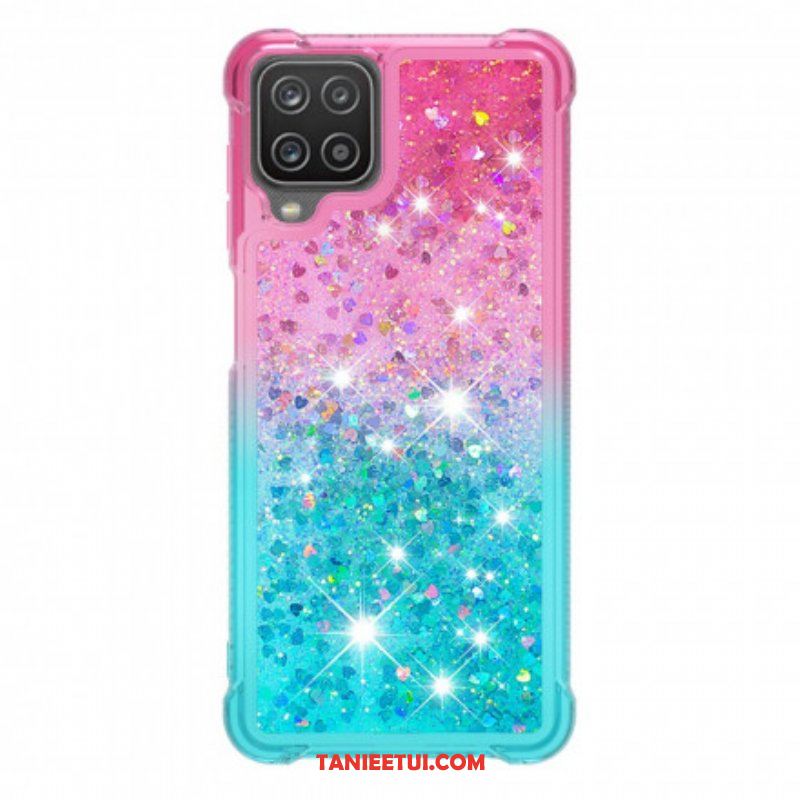 Etui do Samsung Galaxy M12 / A12 Kolory Cekinów