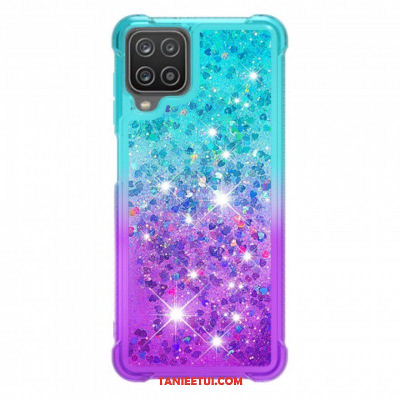 Etui do Samsung Galaxy M12 / A12 Kolory Cekinów