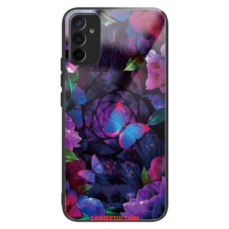 Etui do Samsung Galaxy M13 Motyle Odmiana Szkło Hartowane