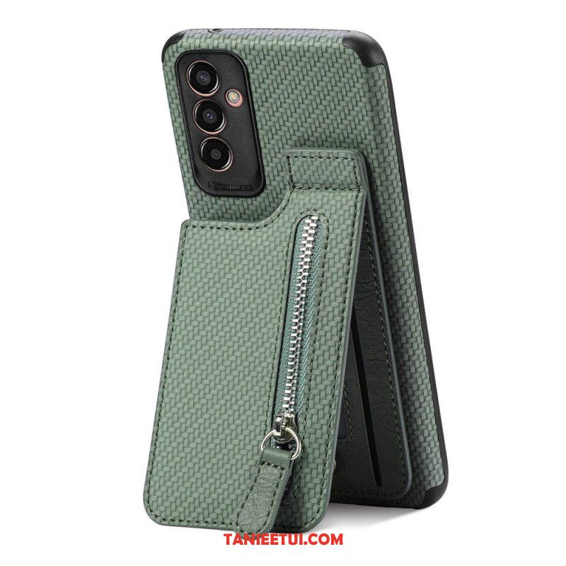 Etui do Samsung Galaxy M13 Uchwyt Na Karty Z Włókna Węglowego