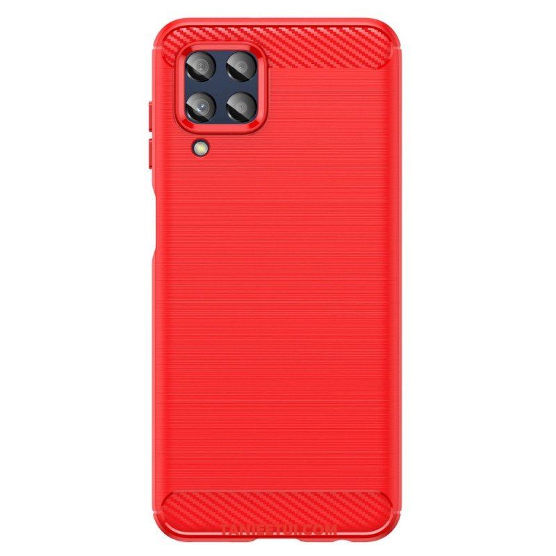 Etui do Samsung Galaxy M33 5G Szczotkowane Włókno Węglowe