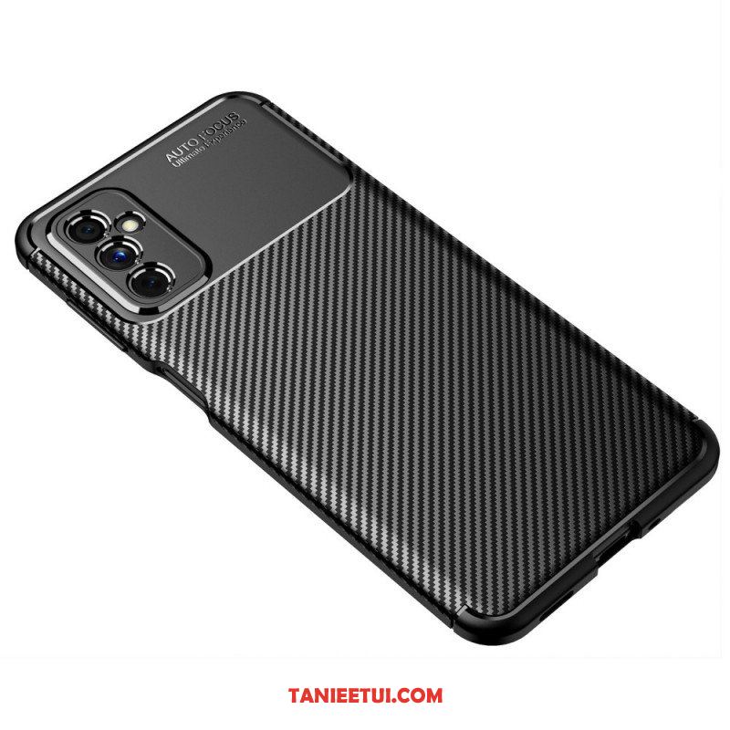 Etui do Samsung Galaxy M52 5G Elastyczna Tekstura Włókna Węglowego