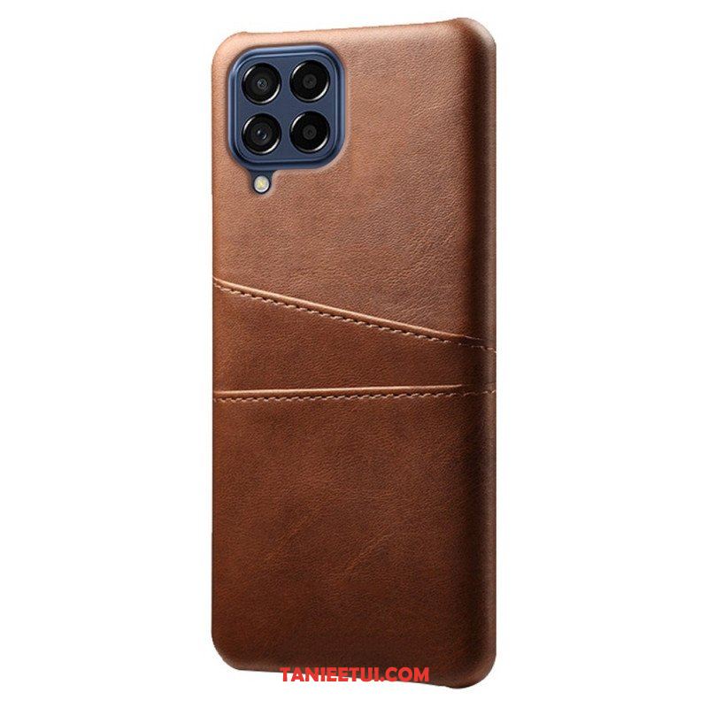 Etui do Samsung Galaxy M53 5G Etui Na Karty Z Efektem Skóry