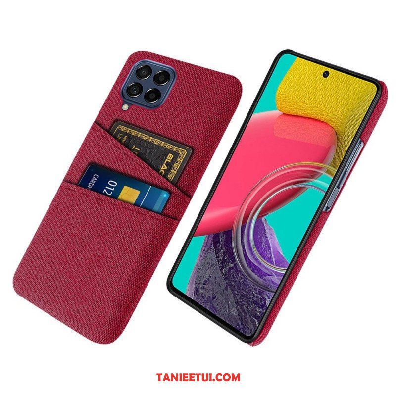 Etui do Samsung Galaxy M53 5G Posiadacz Karty Z Tkaniny