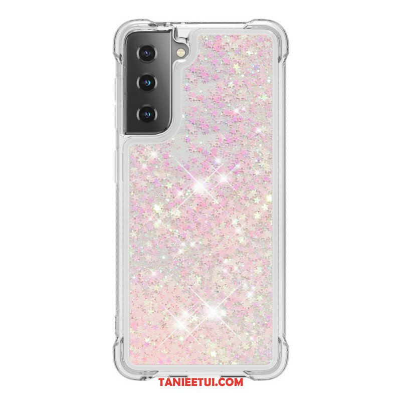 Etui do Samsung Galaxy S21 5G Pragnienia Cekiny