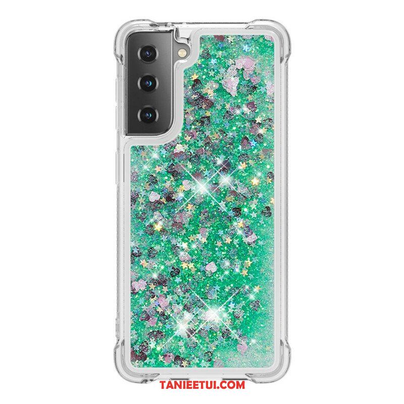 Etui do Samsung Galaxy S21 5G Pragnienia Cekiny