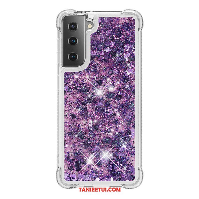 Etui do Samsung Galaxy S21 5G Pragnienia Cekiny