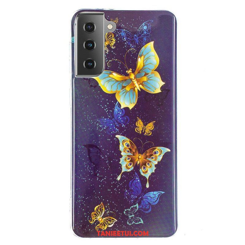 Etui do Samsung Galaxy S21 5G Seria Fluorescencyjnych Motyli