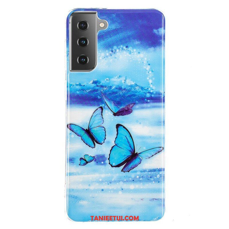 Etui do Samsung Galaxy S21 5G Seria Fluorescencyjnych Motyli