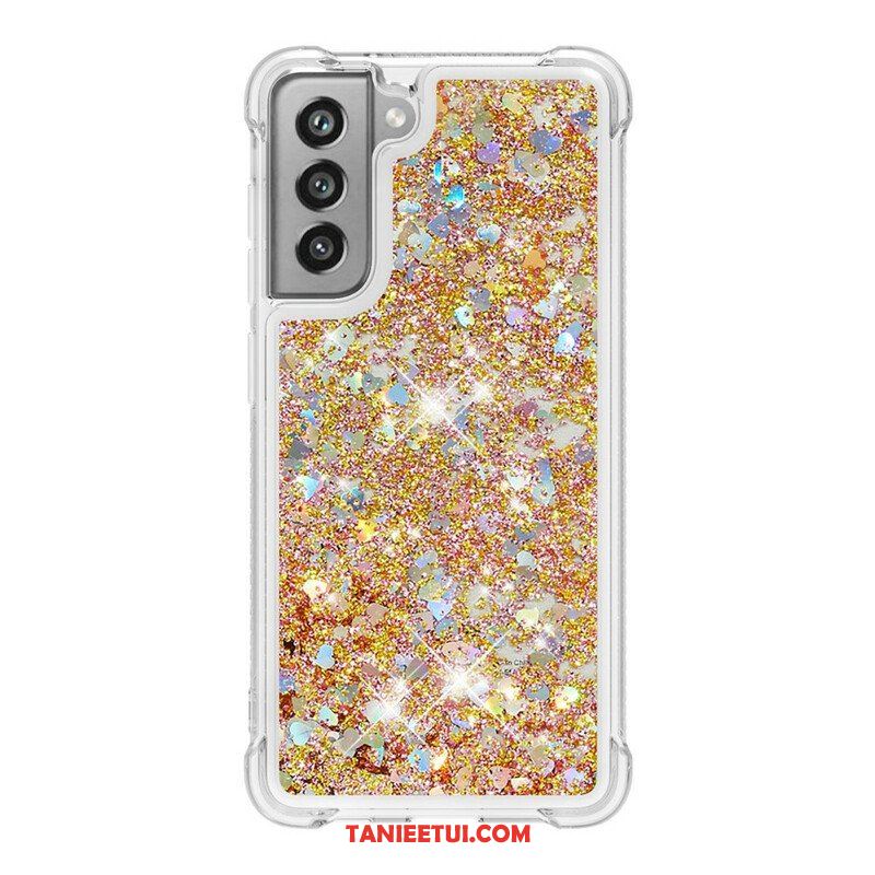Etui do Samsung Galaxy S21 FE Pragnienia Cekiny