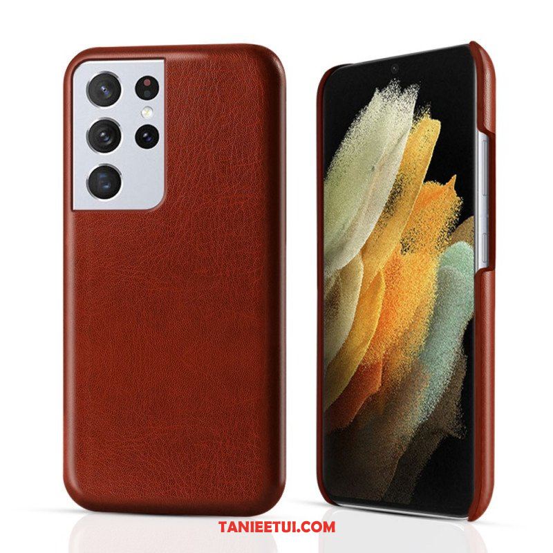 Etui do Samsung Galaxy S21 Ultra 5G Efekt Skóry Ksq