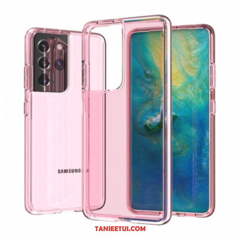 Etui do Samsung Galaxy S21 Ultra 5G Kolorowy Przezroczysty