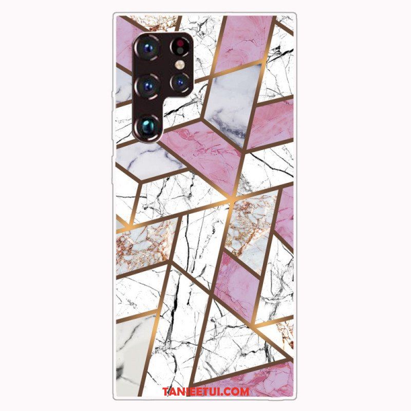 Etui do Samsung Galaxy S22 Ultra 5G Geometryczny Marmur