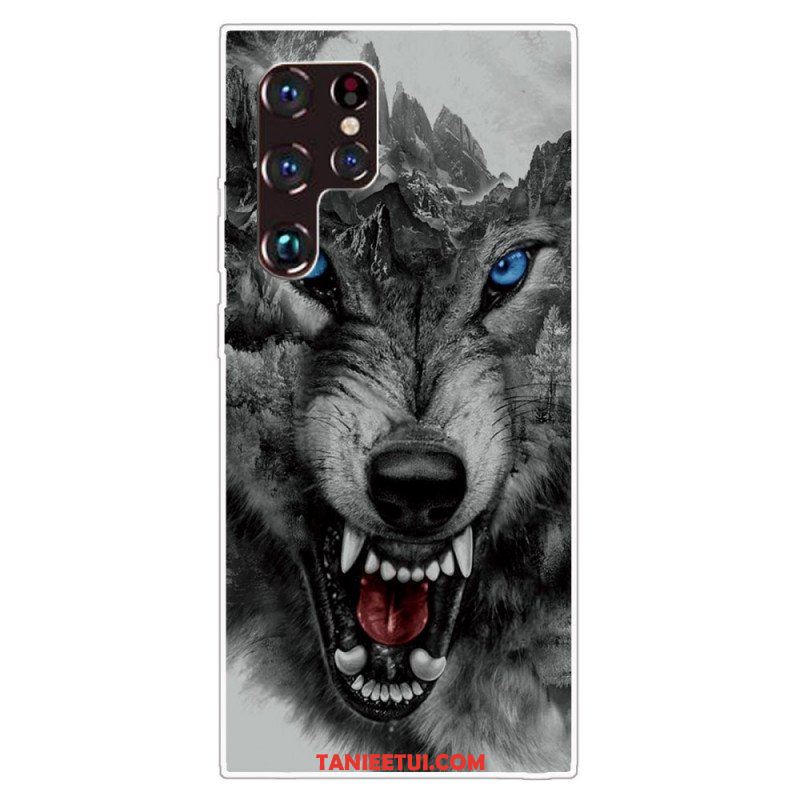 Etui do Samsung Galaxy S22 Ultra 5G Wzniosły Wilk