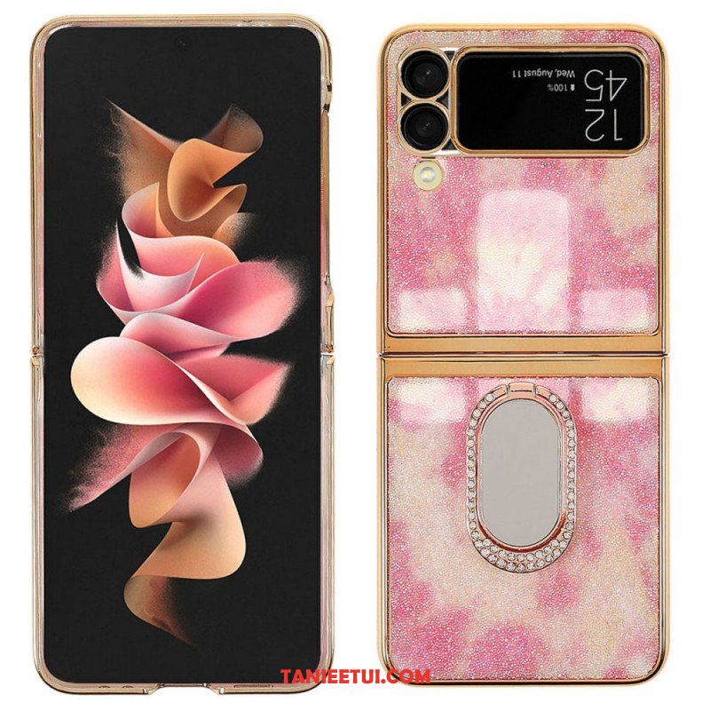 Etui do Samsung Galaxy Z Flip 3 5G Etui Folio Fantazyjne Kamienie Ze Wsparciem Pierścienia