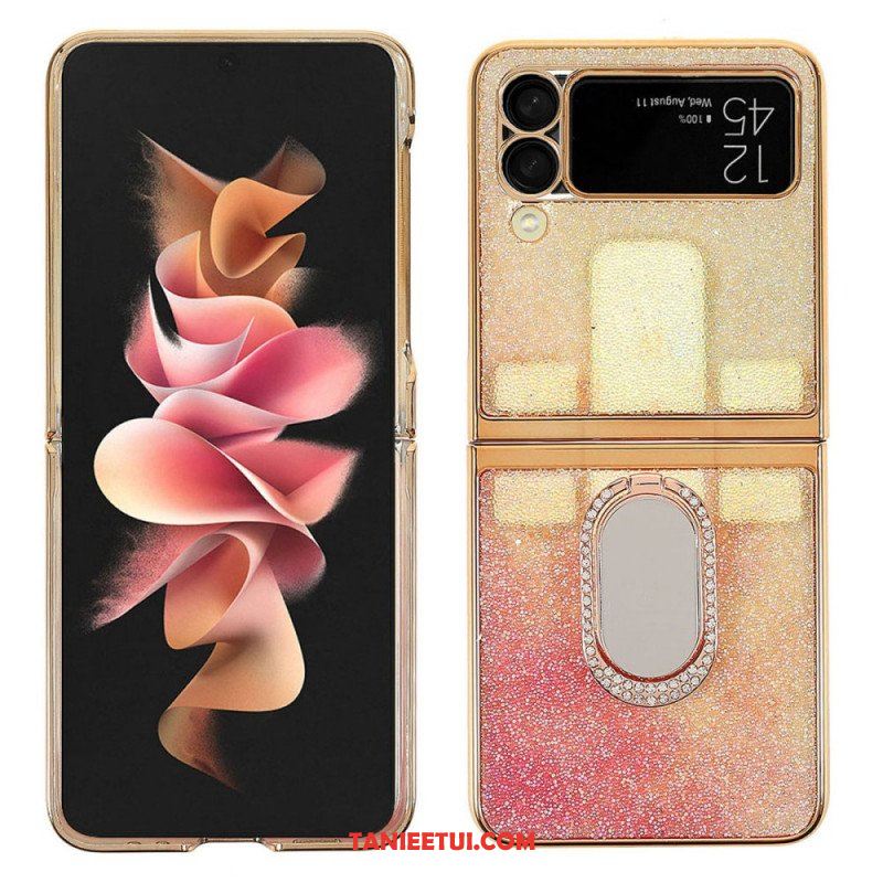 Etui do Samsung Galaxy Z Flip 3 5G Etui Folio Fantazyjne Kamienie Ze Wsparciem Pierścienia