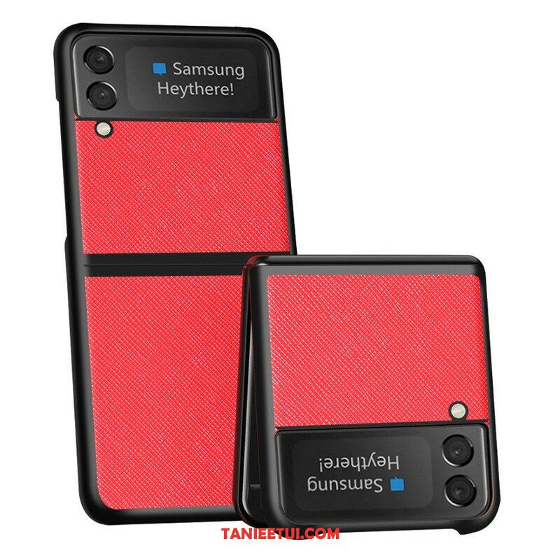 Etui do Samsung Galaxy Z Flip 3 5G Etui Folio Teksturowana Sztuczna Skóra