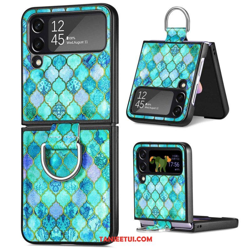 Etui do Samsung Galaxy Z Flip 4 Etui Folio Fantazja Z Pierścionkiem Caseneo